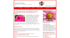 Desktop Screenshot of kvetiny-shop.cz